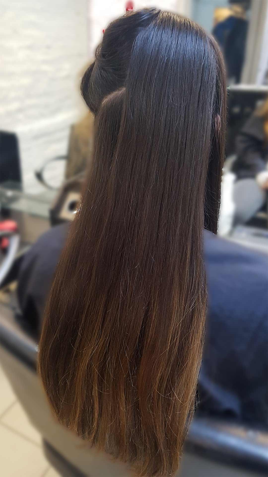 alt="before beautiful balayage locks">